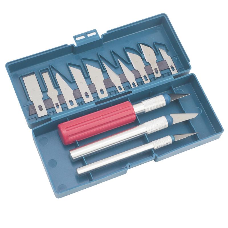 Craft Knife Set - 13-częściowy zestaw noży do grawerowania i