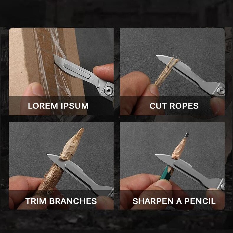 Nóż składany Nóż kieszonkowy z – Craft Knife Set recenzja i cena