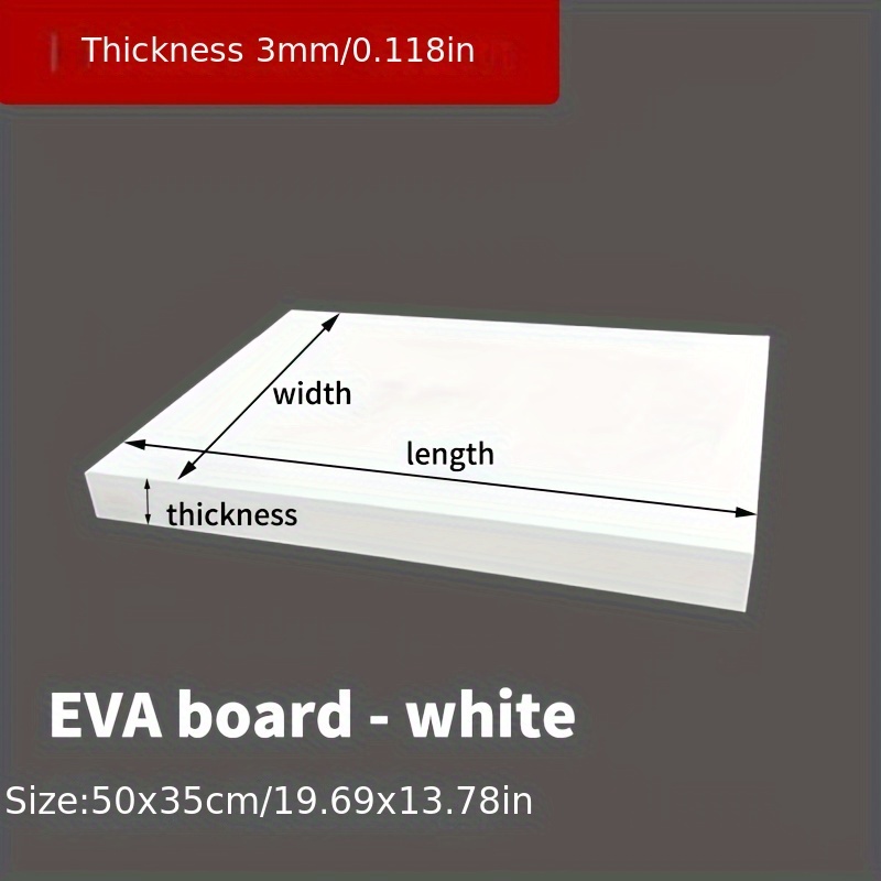 Płyta z pianki EVA 14x39 cali, – Cosplay Props Eva Foam recenzja i cena